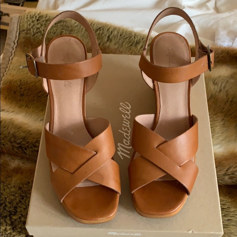 Madewell Brown Wedges